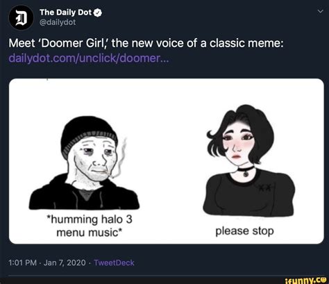 Doomer Girl is the new voice of a classic meme